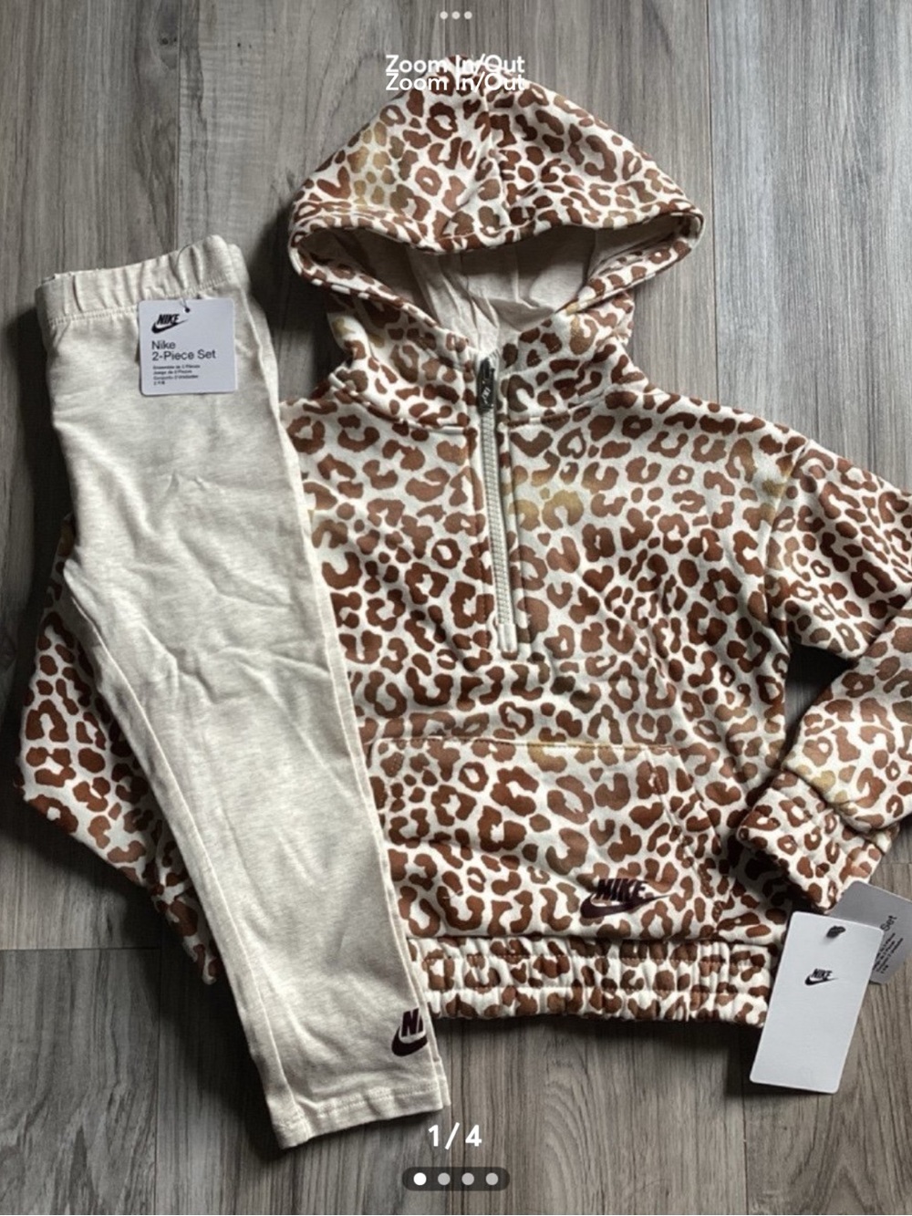 Nike Half-Zip Hoodie & Leggings set size 4T(NWT) ~PRICE FIRM, NO OFFERS~